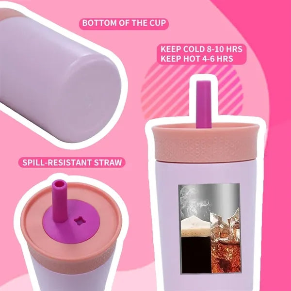 12oz Stainless Steel Cute Kid tumbler