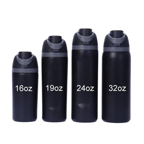 16oz Stainless Steel Sports Water Bottle