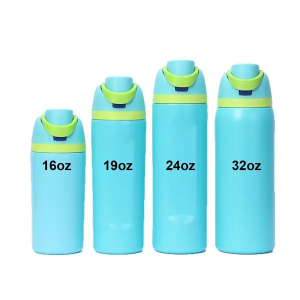 16oz Stainless Steel Sports Water Bottle