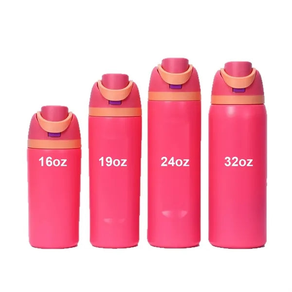 16oz Stainless Steel Sports Water Bottle