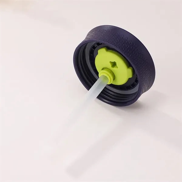 Cute 12oz Plastic Tumbler with Flexible Straw for Kids