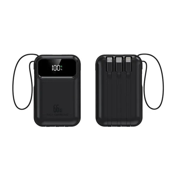 20000mAh Ultra Capacity Portable Power Bank with Cables