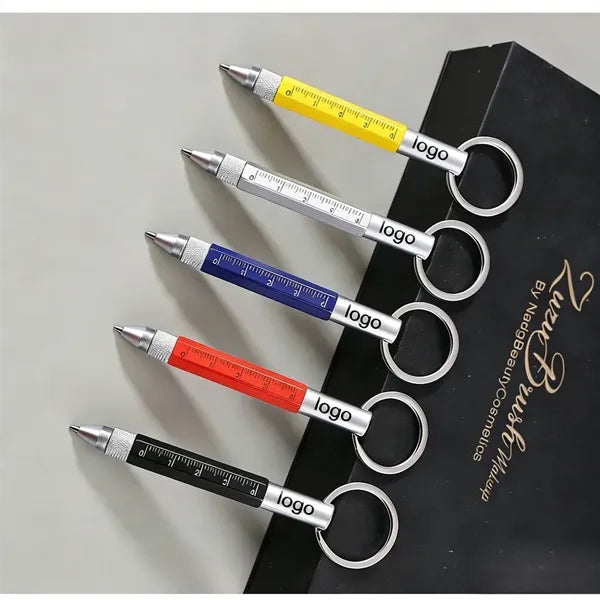 Mini Keychain Multifunctional Metal Tool Pen