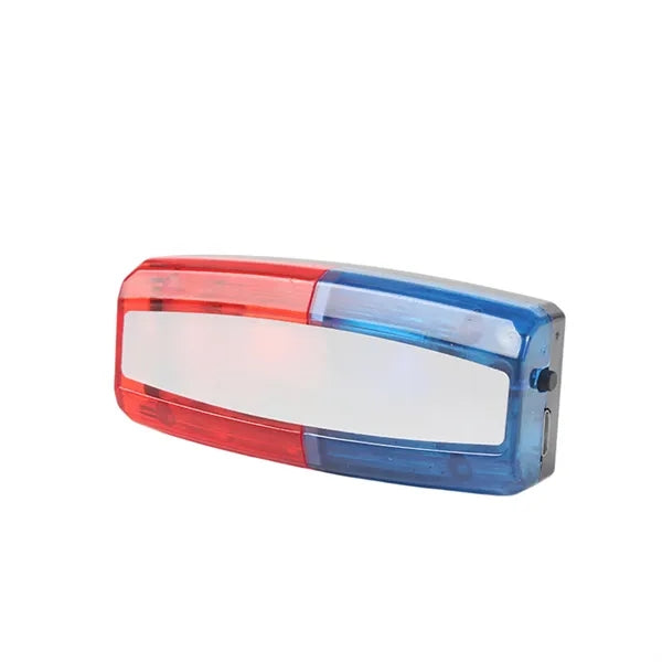 LED Shoulder Clip Red Blue Dual Color Warning Light