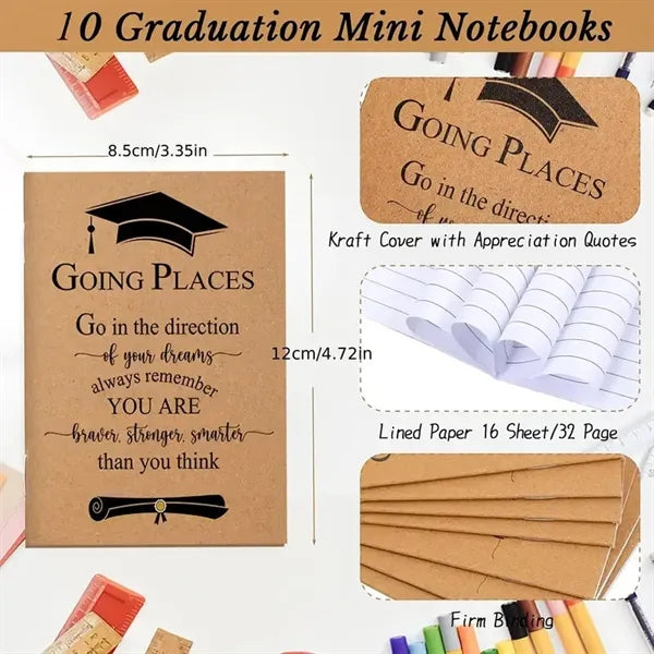 Graduation Motivational Notebook Gift Set