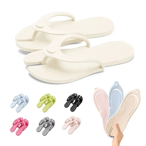 Foldable Travel Slippers Quick-Dry Shower Shoes