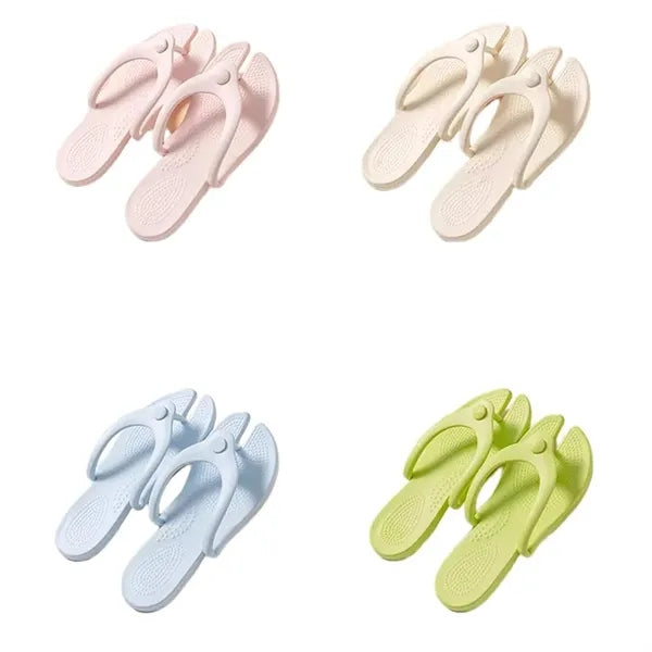 Foldable Travel Slippers Quick-Dry Shower Shoes