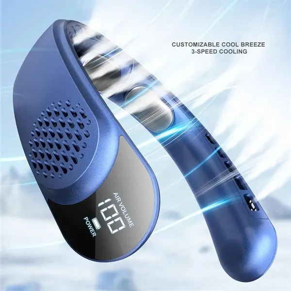 Rechargeable Neck Fan with 4000mAh Portable Neck Cooler