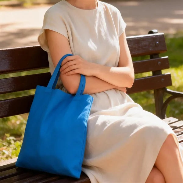 12Oz Cotton Large Shopping Tote Bag 15.7"x13.8"