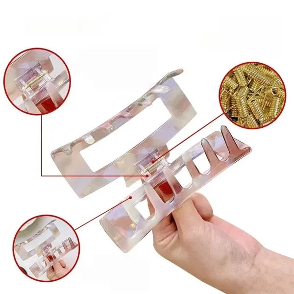 Acetate Tortoise Hair Claw Clips