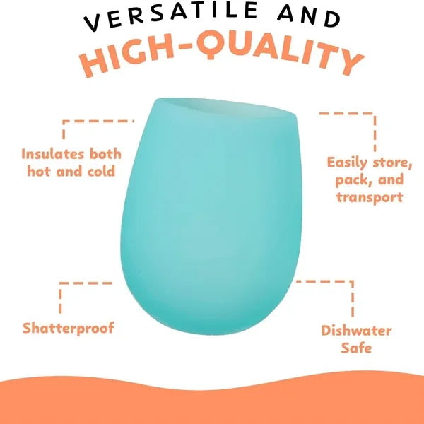 Portable Outdoor Silicone Wine Cup
