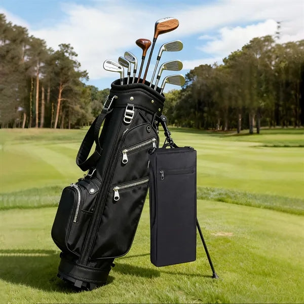 6 Can Soft Insulated Golf Cooler Bag W/ Shoulder Strap