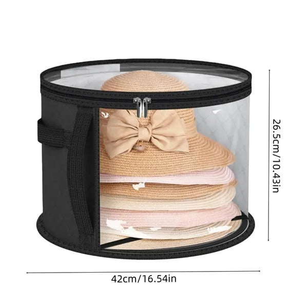 Transparent Hat Storage Bag for Wide Brim Hats Use