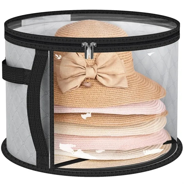 Transparent Hat Storage Bag for Wide Brim Hats Use