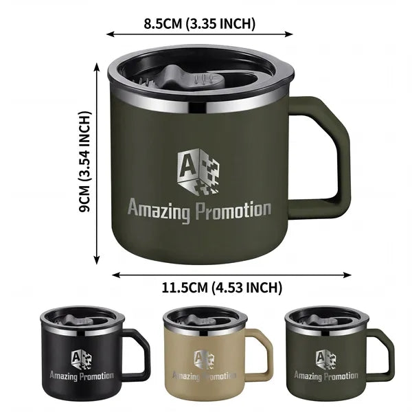 Camping Mug with Handle & Lid