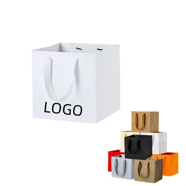 Square Paper Shopping Tote