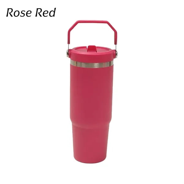 30oz Insulated Water Bottle with Carry Handle