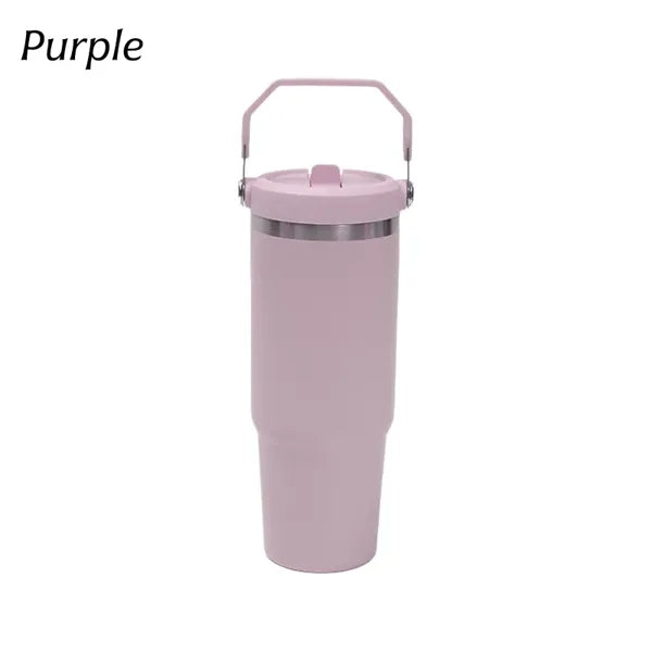 30oz Insulated Water Bottle with Carry Handle