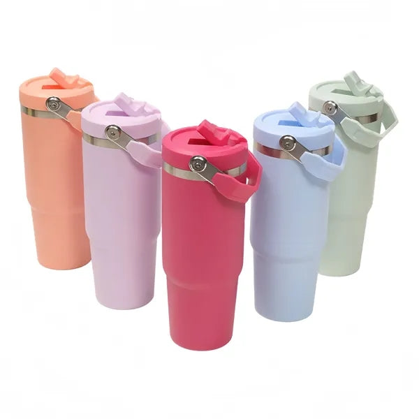 30oz Insulated Water Bottle with Carry Handle