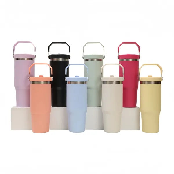 30oz Insulated Water Bottle with Carry Handle