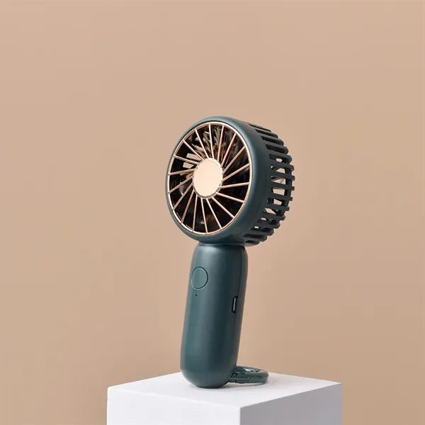 Rechargeable Mini Handheld Fan With Carebiner