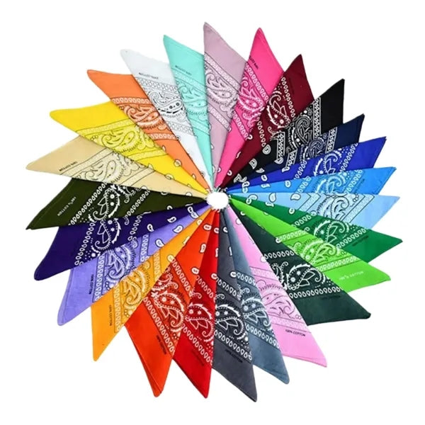 Colorful Polyester Square Scarf