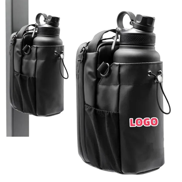 Magnetic Gym Bag Water Bottle Holder With Shoulder Strap