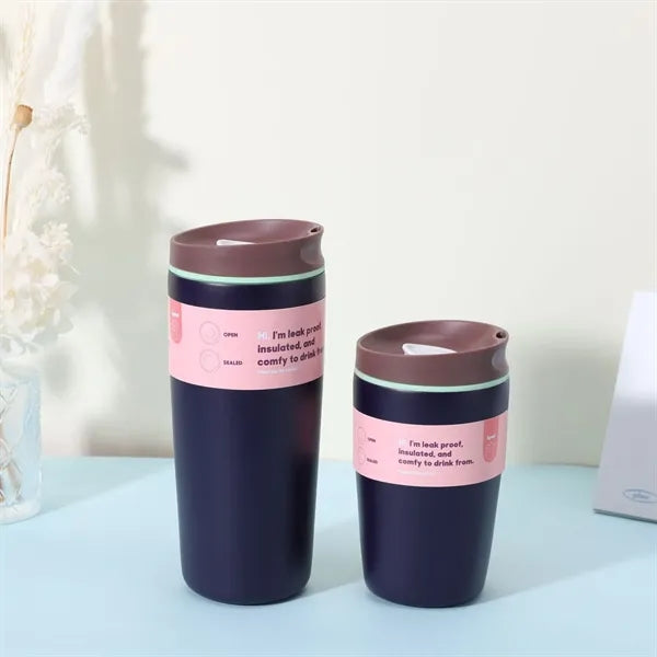 12oz SmoothSip Insulated Stainless Steel Coffee Tumbler