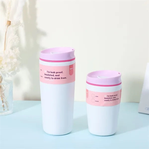 12oz SmoothSip Insulated Stainless Steel Coffee Tumbler
