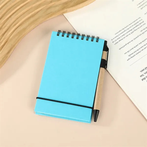 Mini Pocket Notebook with Pen Tearable Pages Journal