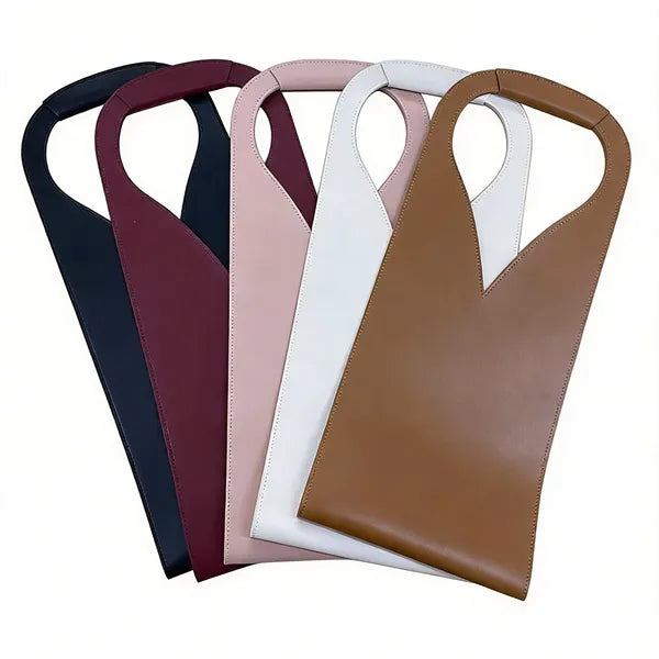 Premium PU Leather Wine Bag For Champagne & Wine