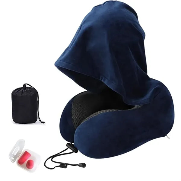 Long Distance Travel Dual Support Neck Hat Pillow