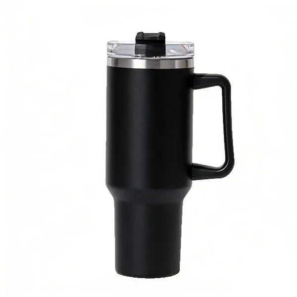 40oz Travel Mug Vacuum Insulated Straw Heat Retention