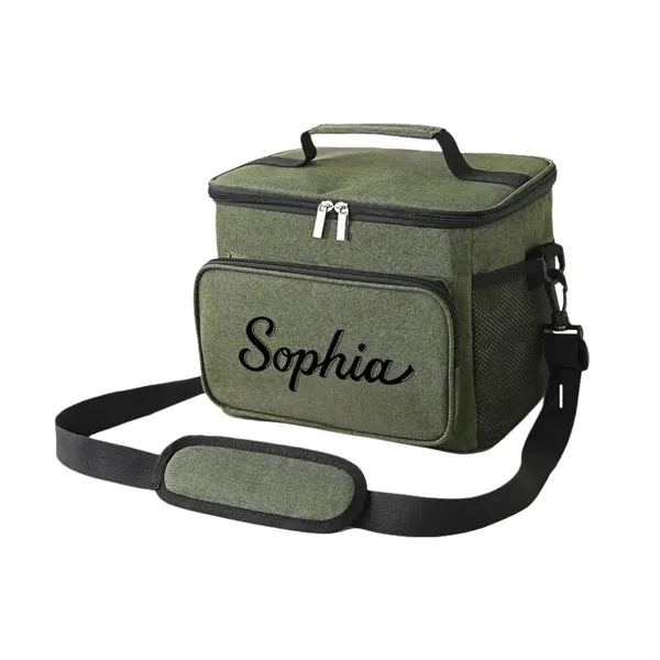 CustomLogoInsulatedLunchBagWaterproofOxfordCoolerTotewithSho