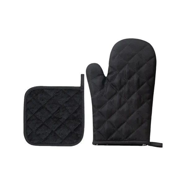 Cotton Oven Glove and Mat Set