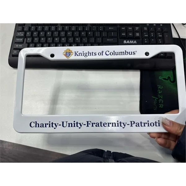 Aluminum Alloy License Plate Frame Metal Car Tag Holder