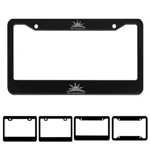 Aluminum Alloy License Plate Frame Metal Car Tag Holder