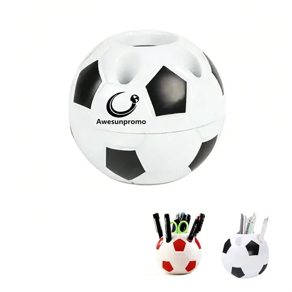 Soccer-Shaped Plastic Desk Organizer