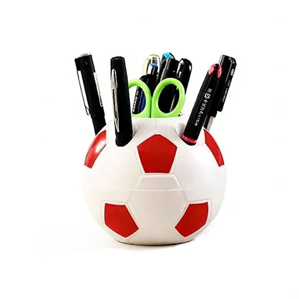 Soccer-Shaped Plastic Desk Organizer