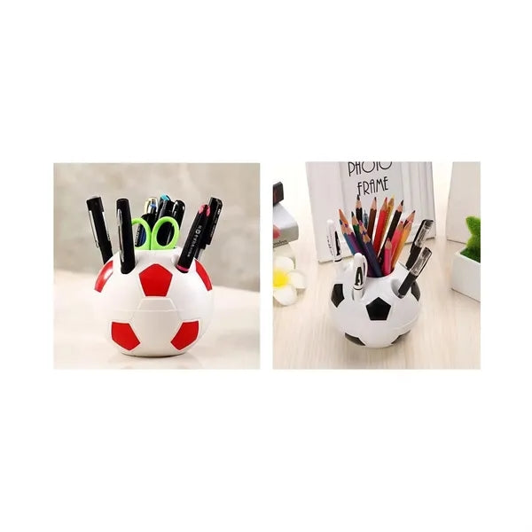 Soccer-Shaped Plastic Desk Organizer