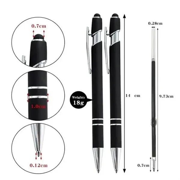 Soft Touch Click Metal Ballpont Pen