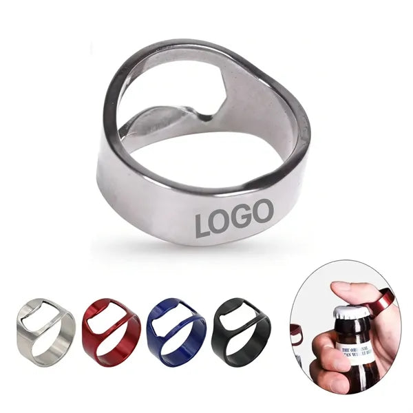 Compact Finger Can Opener in Stainless Steel