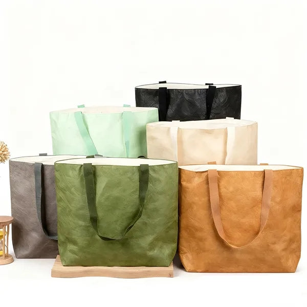 Washable Brown Shopping Gift Tote Bag