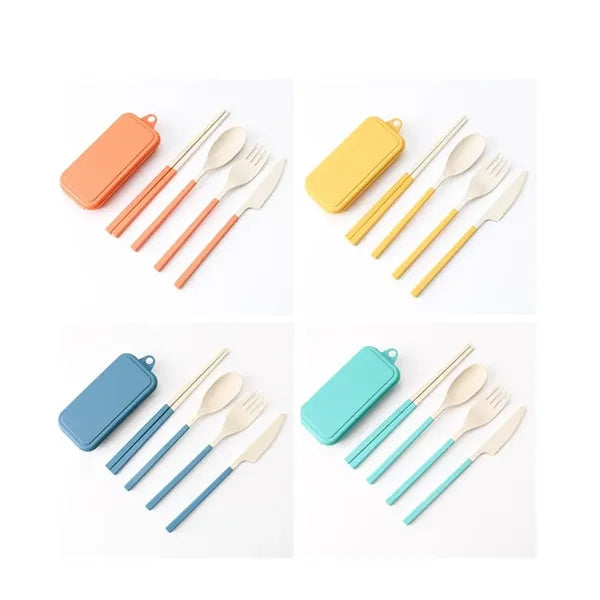 Eco-Friendly Wheat Straw Utensil Set