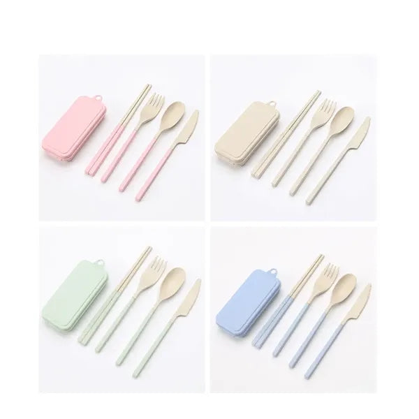 Eco-Friendly Wheat Straw Utensil Set