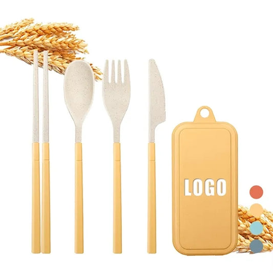 Eco-Friendly Wheat Straw Utensil Set