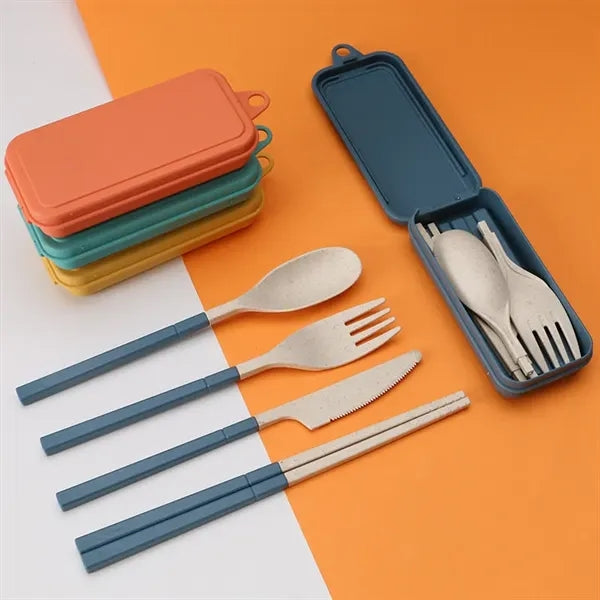 Eco-Friendly Wheat Straw Utensil Set