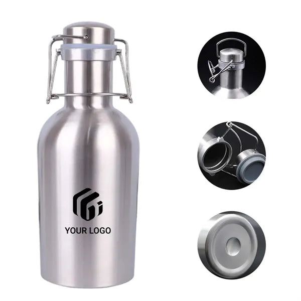 34 oz stainless steel beer growler for groomsmen gift
