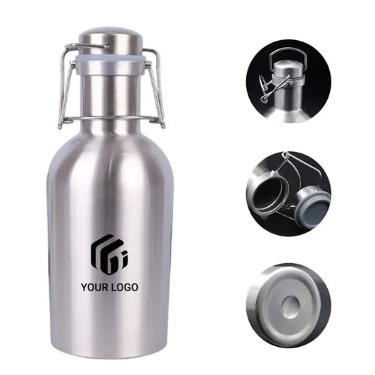 34 oz stainless steel beer growler for groomsmen gift