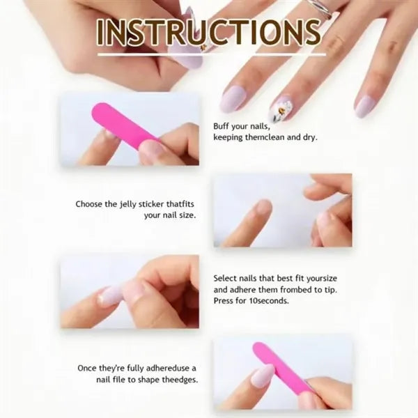 High-Quality Dolphin-Patterned 3D Wearable Nail